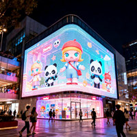 Film LED transparent auto-adhésif flexible pour affichage numérique en magasin et vitrines de centres commerciaux, utilisation intérieure/extérieure
