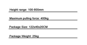 Sistema di Tirabolli Leggero FUNISI LT400 Strumento per Riparazione Carrozzeria Auto con Base in Alluminio per Autofficina Massima Forza di Trazione - Product Image 4