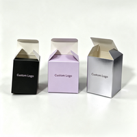 Caja de Empaque Rectangular Personalizada, Caja de Cartón Plegable Ecológica, Caja de Exhibición de Productos para Pequeñas Empresas con Impresión de Logotipo