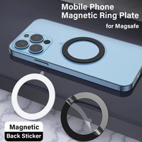 Feuille de plaque de chargeur sans fil d'autocollant d'anneau de téléphone portable magnétique fort universel pour Magsafe iPhone 12 13 14 15 support d'aimant