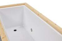 Baignoire Spa Moderne en Acrylique de Haute Qualité FSPA avec Refroidisseur, Filtre et Ozone pour Usage Domestique, Extérieur et Hôtelier