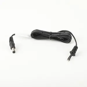 Kunden spezifisches DC-Verlängerung kabel Jack Low Voltage Bare End Stripped Wire Pigtail Kupferkabel