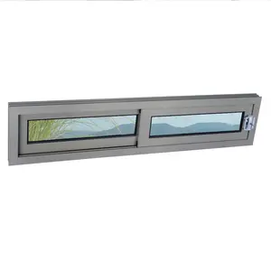 铝质推拉窗玻璃纤维网状小车库窗户地下室窗户设计