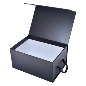 Custom High-End Luxury <b>Gift</b> Packaging <b>Boxes</b> High Quality <b>Black</b> Paper Liner Sponge Type Matt Lamination Premium Embossing - Product Image 1