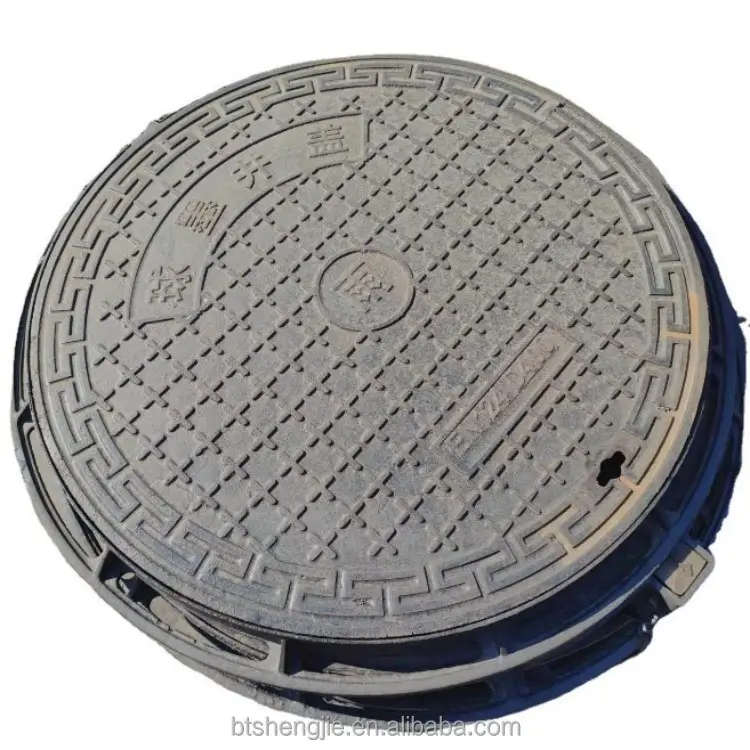 OEM Service En124 D400 Square Round DCI Ductile Iron Water Tank Manhole Cover