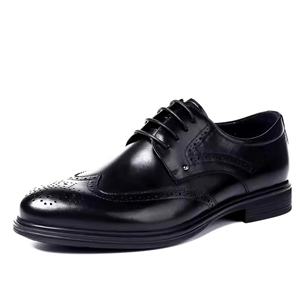 Zapatos Formales de Cuero Genuino para Hombre, Zapatos de Vestir Impermeables con Punta Cerrada y Sin Cordones para Oficina y Carrera Profesional - Product Image 5