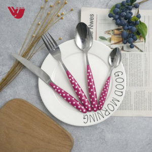 Chất Lượng Cao Mạnh Mẽ Dày Thép Không Gỉ 410/430/304 Bền Vững Sang Trọng Máy Rửa Chén An Toàn Bộ Đồ Ăn Bộ Đồ Ăn - Product Image 5