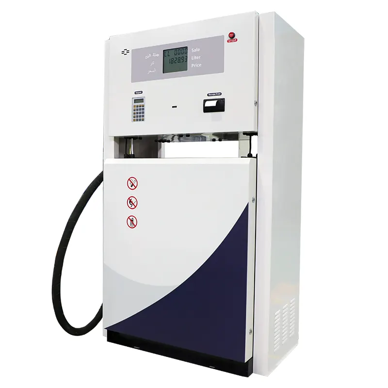 LE55 mesin pompa Dispenser bahan bakar nozel tunggal untuk stasiun Gas