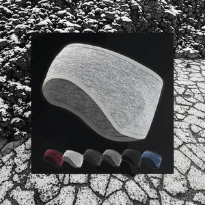 二重構造のウィンタースポーツイヤーマフ、男女兼用の暖かいヘッドバンド - Product Image 2