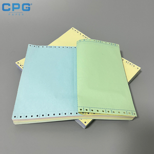 กระดาษคาร์บอนเลสเกรดมืออาชีพแบบม้วนจัมโบ้ 55 แกรม เคลือบผิวด้านบน กระดาษ NCR สำหรับสมุดใบแจ้งหนี้ สำหรับธุรกิจ ใช้สำหรับทำแบบฟอร์ม - Product Image 1