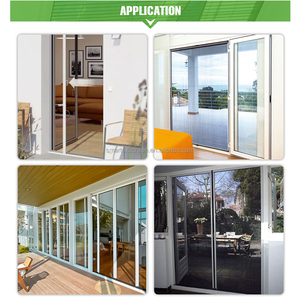 18x16 17x15 nhôm hồ sơ plisse xếp li lưới trượt Polyester lưới bay côn trùng chống muỗi màn hình Cửa - Product Image 6