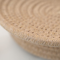 Kingwillow panier de rangement en corde de coton de style moderne ensembles tissés pour chambre de bébé jouets divers usine vente en gros boîte de rangement pour tissage
