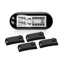 Système TPMS numérique haute précision avec alertes visuelles et sonores pour la pression, la température et les fuites, capteur 4 pneus 433 MHz, garantie 12 mois