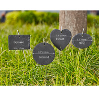Perte d'animaux Marqueur de jardin Pet Memorial Stone Garden Sign Engravable Stake Hook Slate Pet Memorial Plaque Perte de chien mémorial