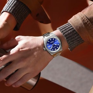 Montre mécanique de luxe pour homme Drioshipping, boîtier en acier inoxydable haut de gamme, mouvement à quartz japonais, étanche 10 bars, tendance - Product Image 5