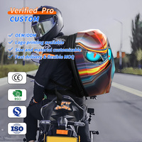 Sac à dos de moto étanche à LED, coque rigide pour PC, plusieurs styles, accessoires de vélo, logo personnalisé, élégant, pour casque de vélo, pour l'extérieur
