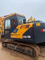 Excavatrice sur chenilles hydraulique Hyundai 110VS d'occasion en excellent état, d'origine, offrant une efficacité et une fiabilité exceptionnelles