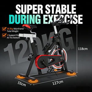 Bicicleta Estática de Acero Barata de Fábrica al por Mayor con Volante de Inercia de 15 kg y Pantalla LCD - Product Image 6