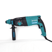Marteau perforateur rotatif électrique BIYOTI BYT-2601C 110 V-240 V, 26 mm, avec arrêt manuel du marteau, utilisé pour le perçage