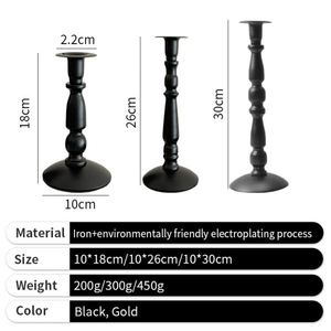 2026 Custom Design <b>Candlestick</b> Candlelight Dinner Decorative Ornaments American Style <b>Candlestick</b> <b>Holder</b> on Table - Product Image 3