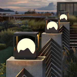 Lampe solaire à pilier Nightsappan SPL-8905, IP55, étanche, en acier inoxydable, pour extérieur - Product Image 2