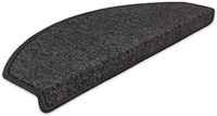 Tapis d'escalier semi-circulaire Tapis d'escalier durable et facile à nettoyer pour une utilisation en intérieur Pack 15 Emballage de commande par correspondance