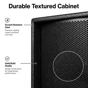 Subwoofer Passivo Professionale M118B da <span class=keywords><strong>18</strong></span> Pollici, 600W RMS, 2400W di Picco, Sensibilità 115dB Altoparlante 8 Ohm 18mm MDF NL4 per Sistema PA DJ da Palco - Product Image 2