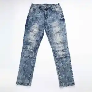 Wholesale Straight Pant Man Branded Boy patched jeans Loose Custom Men Name Brand Stretch Stylish Trouser