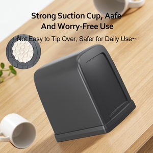 Support <span class=keywords><strong>de</strong></span> papier essuie-tout <span class=keywords><strong>en</strong></span> plastique ABS pour comptoir, distributeur <span class=keywords><strong>de</strong></span> mouchoirs à ressort, boîte <span class=keywords><strong>de</strong></span> rangement pour cuisine, salon et usage domestique – Offre Spéciale - Product Image 4