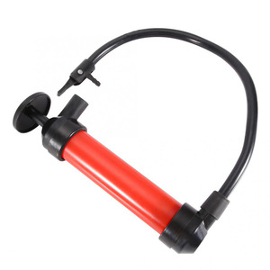 Bomba manual de succión de combustible, juego de 9 piezas con mangueras rojas y negras para transferencia de gasolina, aceite, diésel y extracción de agua. - Product Image 3