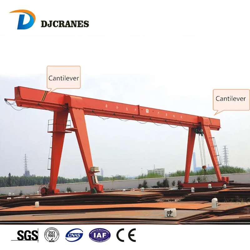 Double Girder Rail Mounted Mobile Gantry Crane 25 Ton 35 Ton 50 Ton 100 Ton Goliath Portal Crane for Sale