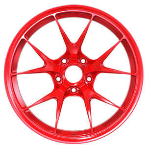 Jantes forgées sur mesure 5x120 5x112 5x114.3 pour voitures particulières, concaves, rouges, pour BMW, Benz, <span class=keywords><strong>Skoda</strong></span> - Product Image 2