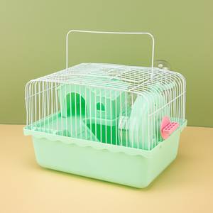 Vente en gros de cage pastorale en plastique solide double couche pour animaux de compagnie fermeture à bouton portable pour hamsters castors dorés petits animaux - Product Image 4