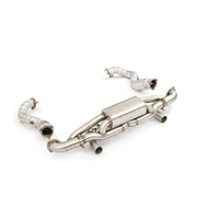 Système d'échappement complet MPER pour Porsche 718 GT4 RS Performance avec résonateur, en acier inoxydable T304, haut débit, sans bruit désagréable