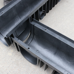 Gouttières en HDPE pour l'extérieur, système de drainage d'eau, canaux de drainage, grilles en plastique pour le drainage de l'eau - Product Image 6