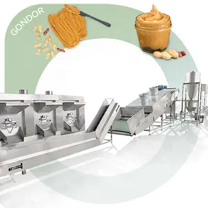 Industrial Automatic Business Hummus Peanut Butter Maker Make Machine Production Line for Small in Uganda