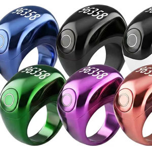 Nouvelle Arrivée 2026 : Compteur de Tasbeeh en forme de bague QB809 avec trois tailles, Bague de prière musulmane Zikr arabe - Product Image 1