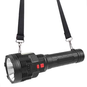 Lampe de poche Rechargeable USB à lumière Led, puissante Lumens, 500m, longue portée, torche Portable, 4 Modes d'éclairage, COB, lampe de travail