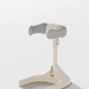 Siège de bain pliable antidérapant pour bébés de 1 à 2 ans, gris kaki, aide à l'apprentissage de la propreté avec support réglable - Product Image 3