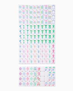 En stock – Mini tuiles de Mahjong américaines traditionnelles de luxe en acrylique violet, 1,24 x 0,91 x 0,63 pouces, vente en gros - Product Image 6