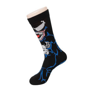 Vente en gros personnalisé de bonne qualité <span class=keywords><strong>Spider</strong></span> Men Witch Batmen pour personnage de dessin animé Chaussettes de bande dessinée Anime Femmes Chaussettes de mode - Product Image 4