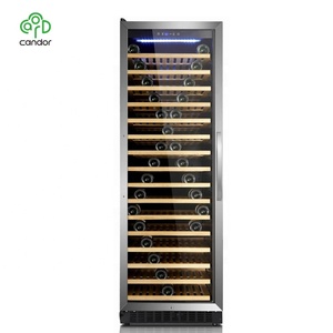 Candor Compossed Wine Cooler Hầm Rượu Tủ Lạnh Và Champagne Tùy Chỉnh 166 Chai LED Hiển Thị Nhiệt Độ Tủ Điện - Product Image 3