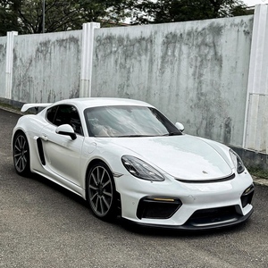 Kit carrosserie pour Porsche <span class=keywords><strong>Cayman</strong></span> 981 2013-2016 Facelift au style 718 <span class=keywords><strong>GT4</strong></span> 2024 avec diffuseur, lèvre de pare-chocs, calandre, ailes, capot, haute qualité - Product Image 5