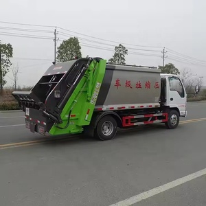 Китай, высокое качество, 5 кубических метров, 8 кубических метров, компрессионный мусорный уплотнитель, грузовик, 4 тонны, 6 тонн, мусоровоз для Isuzu - Product Image 6