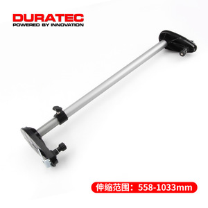 Pince de porte télescopique DURATEC 558-1033 mm, tige de support réglable pour l'installation de portes en bois - Product Image 1