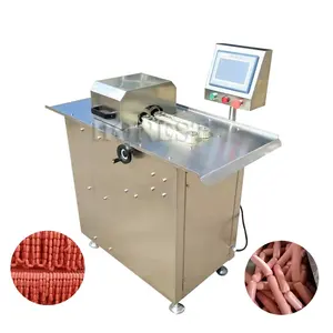 Full Automatic Sausage Clipper Machine / Sausage Knot Tying Machine / Sausage Tying Machine