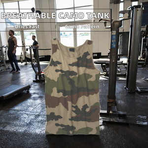 เสื้อกล้ามถักสำหรับผู้ชาย ระบายอากาศได้ดี ราคาขายส่ง รับผลิตตามแบบ สวมใส่ในยิม ออกกำลังกาย แขนกุด คอกลม ลำลอง สไตล์ไฮสตรีท ผ้าฝ้าย 100% แห้งเร็ว - Product Image 2