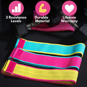 Bandes de Résistance Épaisses et Durables <span class=keywords><strong>pour</strong></span> Entraînement Femme Homme – Ensemble Antidérapant <span class=keywords><strong>pour</strong></span> Fessiers, Jambes, Hanches et <span class=keywords><strong>Cuisses</strong></span> (Squats) - Product Image 4
