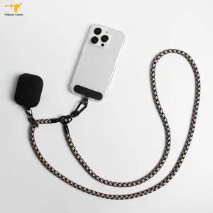 Offre Spéciale bandoulière collier lanière en polyester recyclé acheter faire chaîne de support de bande de main de téléphone portable