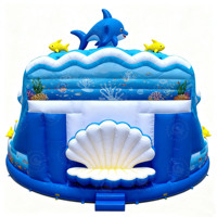 Parc d'attractions géant en PVC du fabricant Aire de jeux gonflable Bouncer Fun City Châteaux gonflables Thème 10 + Capacité